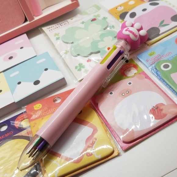 Kawaii mixed animal designs stationary gift set. - Picture 4 of 6